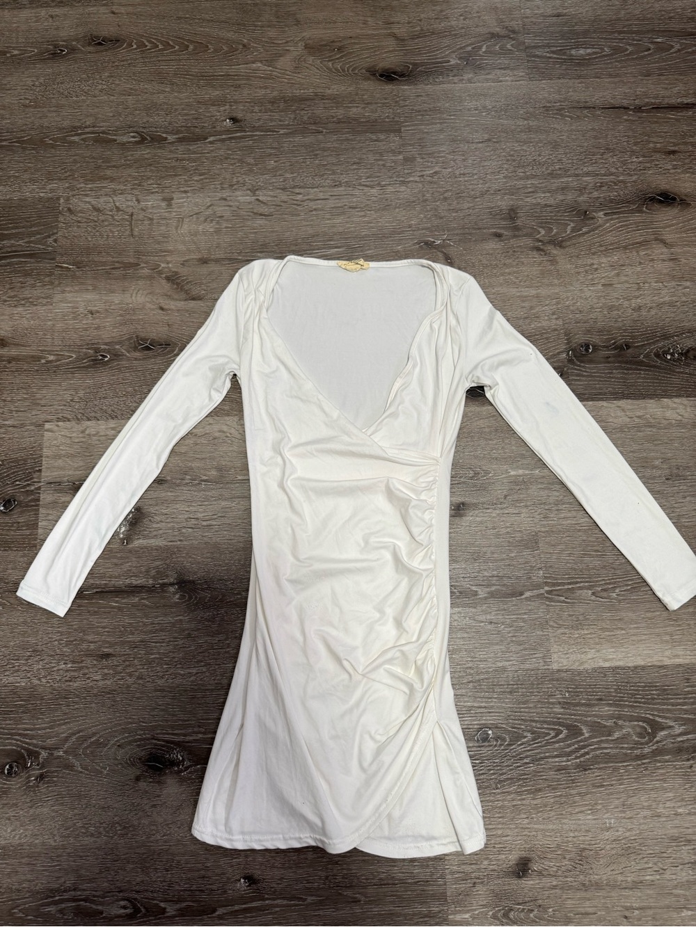 White mini dress